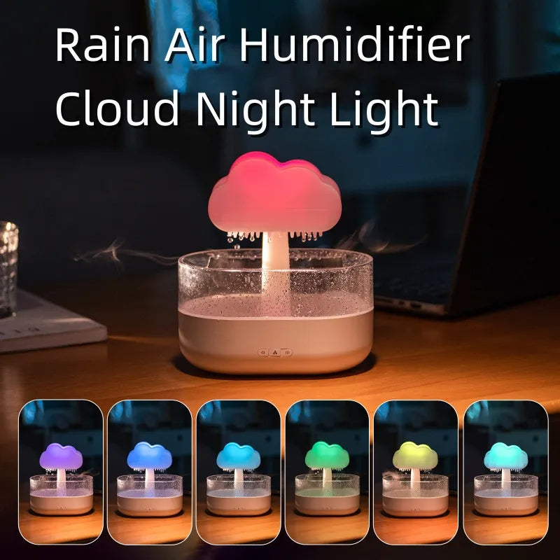 Rain Cloud Humidifier Lamp